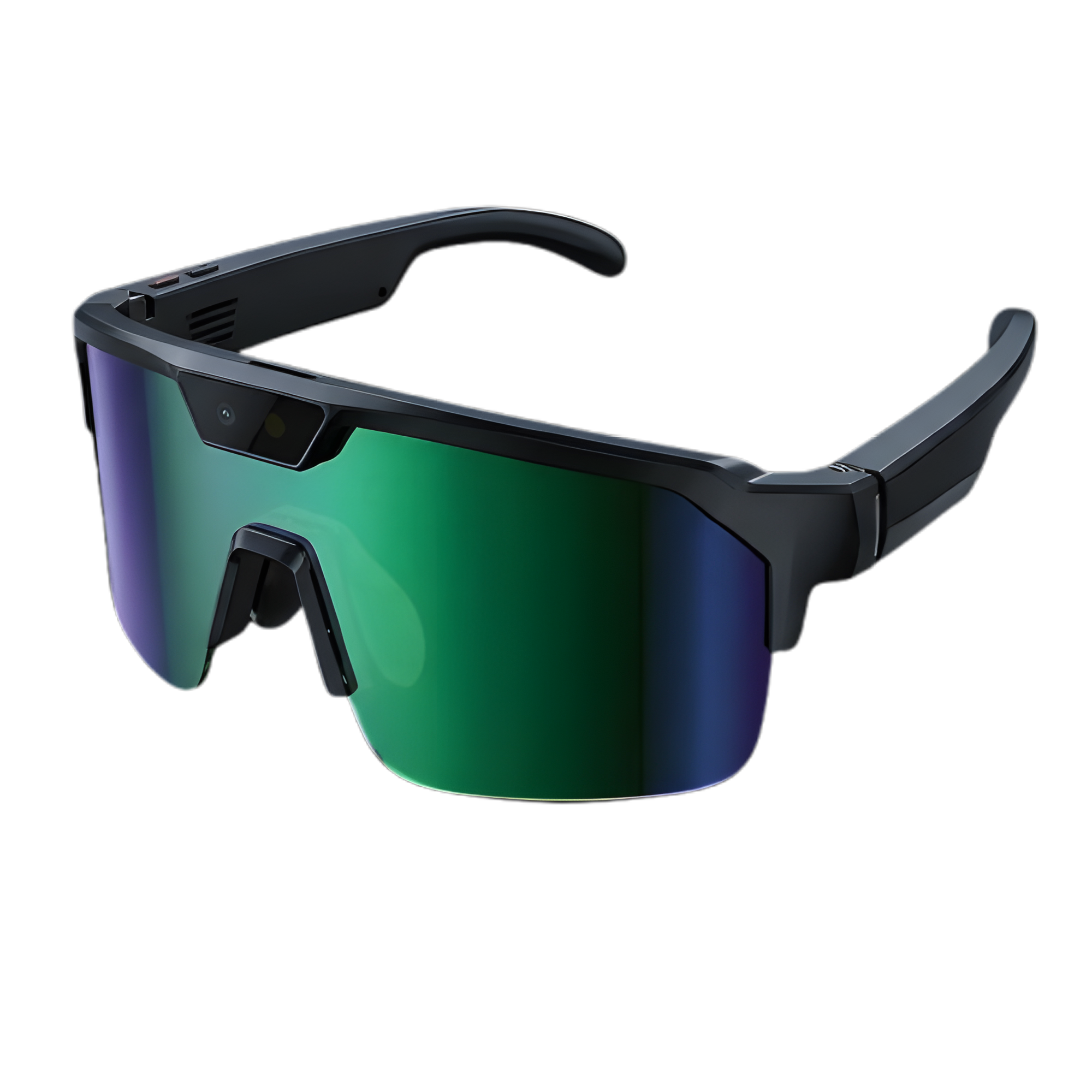 LENSIA Vector gafas inteligentes para ciclismo y running, vista lateral