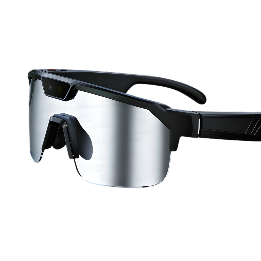 LENSIA Vector gafas inteligentes deportivas con cámara 8MP vista frontal