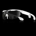 LENSIA Apex gafas inteligentes para ciclismo, colores blanco y negro